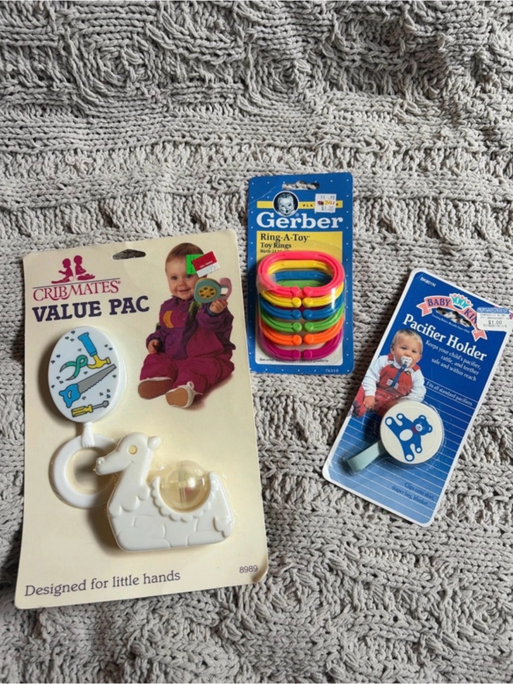 vintage baby toy bundle